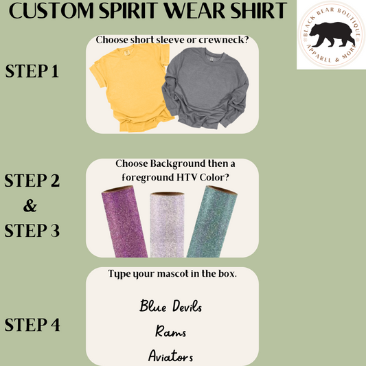 Custom Spirit Wear Shirt