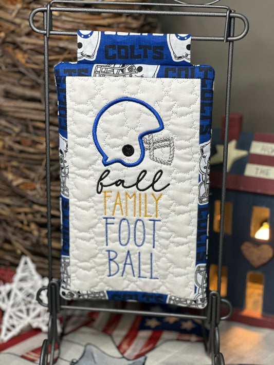 Indianapolis Colts Mini Quilt